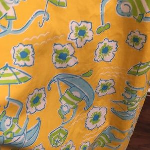 Lilly Pulitzer les monkeys print halter dress